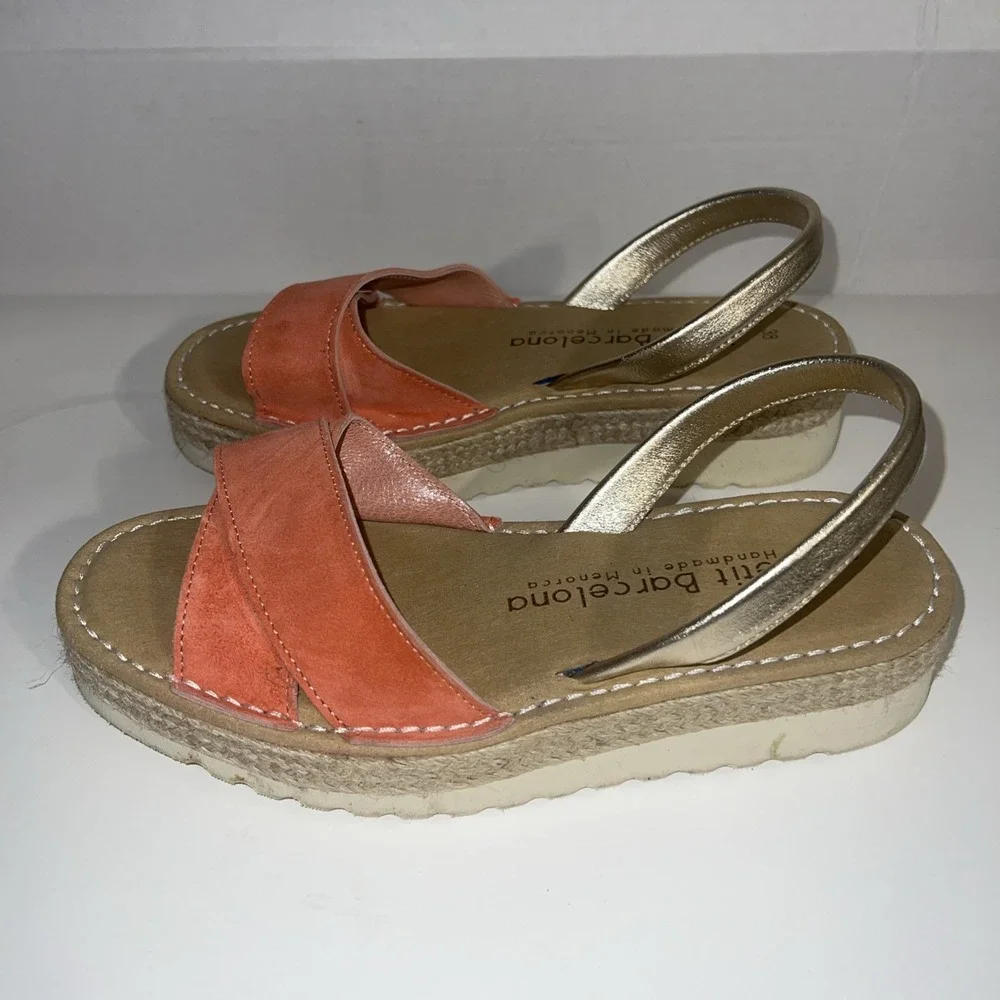 Boho Cocktail Party Summer Vacation Platform Heel Petit Barcelona 7.5